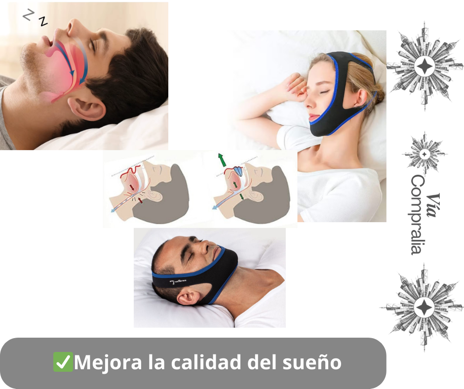 😴Banda Unisex Anti Ronquidos Para Barbilla