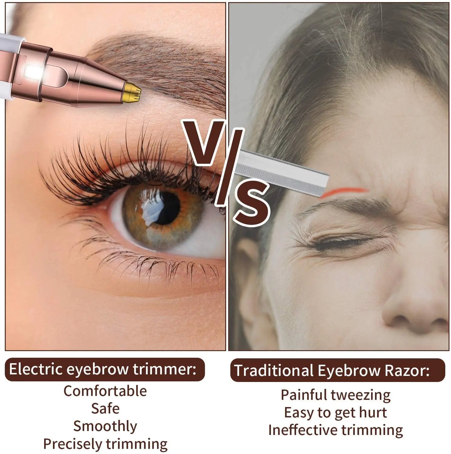 Depilador 2 en 1 - Cejas Y Facial Recargable