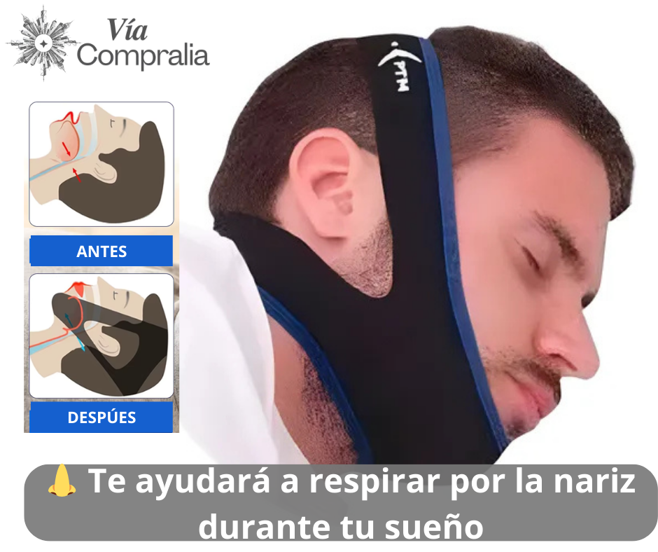 😴Banda Unisex Anti Ronquidos Para Barbilla