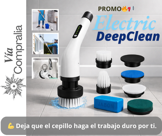 Electric DeepClean 7 en 1 - Cepillo Eléctrico Giratorio –  Limpia sin esfuerzo en minutos