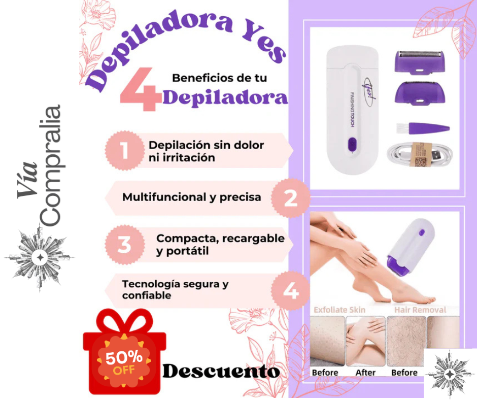 🪒Depiladora Yess Multiuso - Depilación rápida y segura - Resultados visibles desde la primera sesión