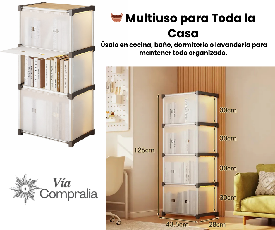 SpaceRack Pro™ 🗄️- Organiza Cocina, Baño o Dormitorio -Disfruta un Hogar Más Ordenado Hoy