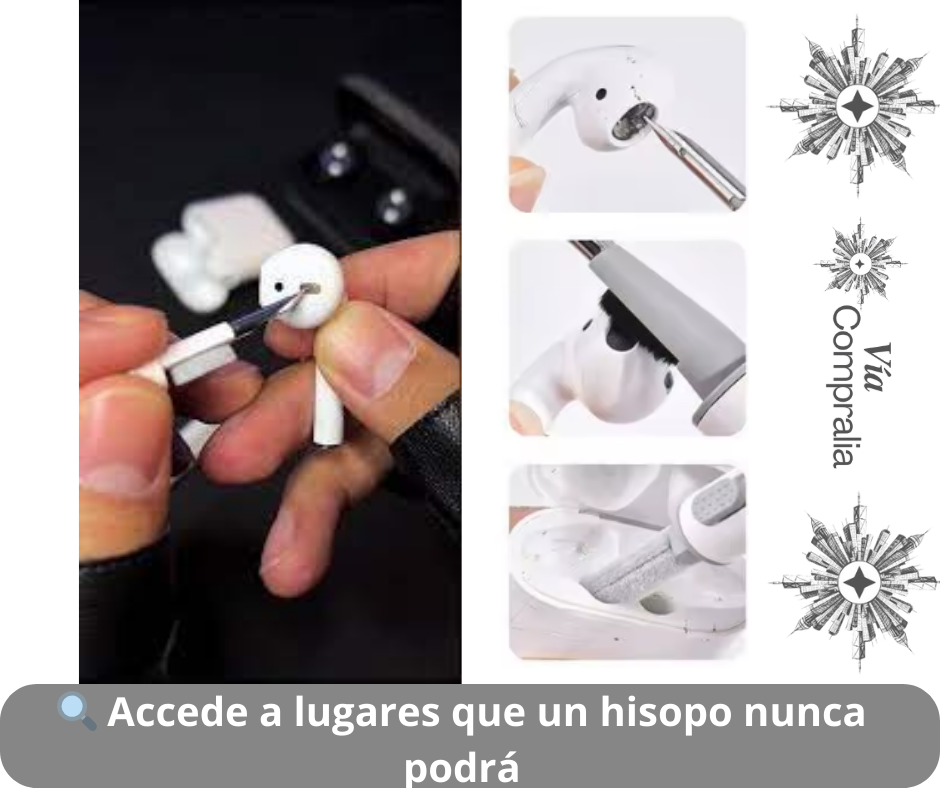 ✨Kit 2 Bolígrafos Limpiador de Audífonos Bluetooth 🎧