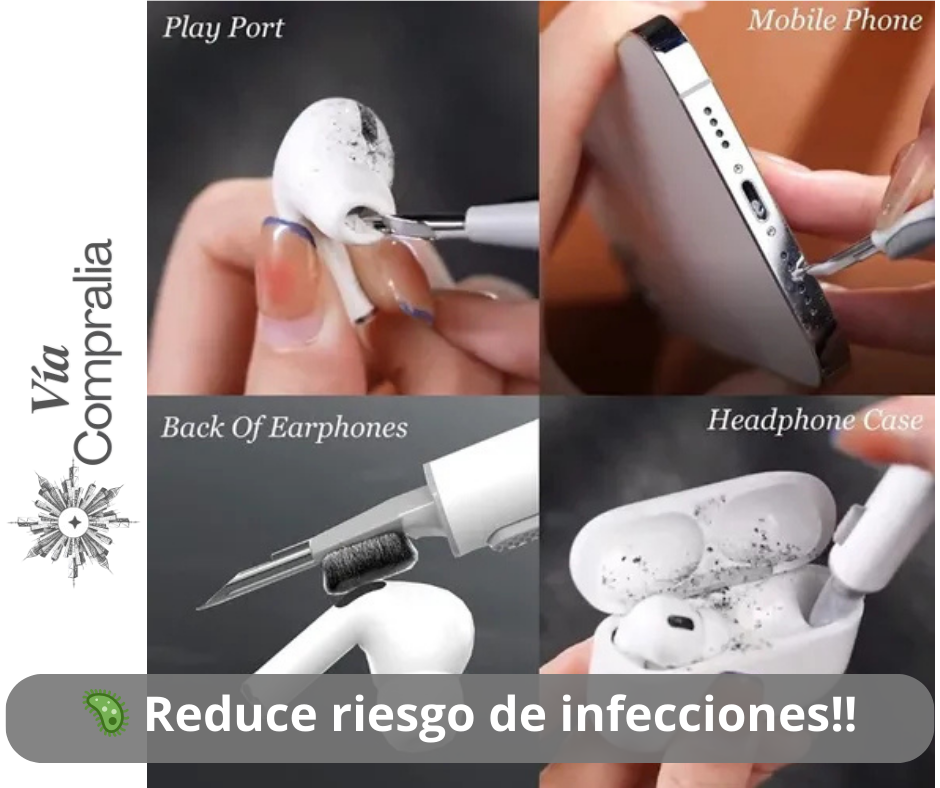 ✨Kit 2 Bolígrafos Limpiador de Audífonos Bluetooth 🎧