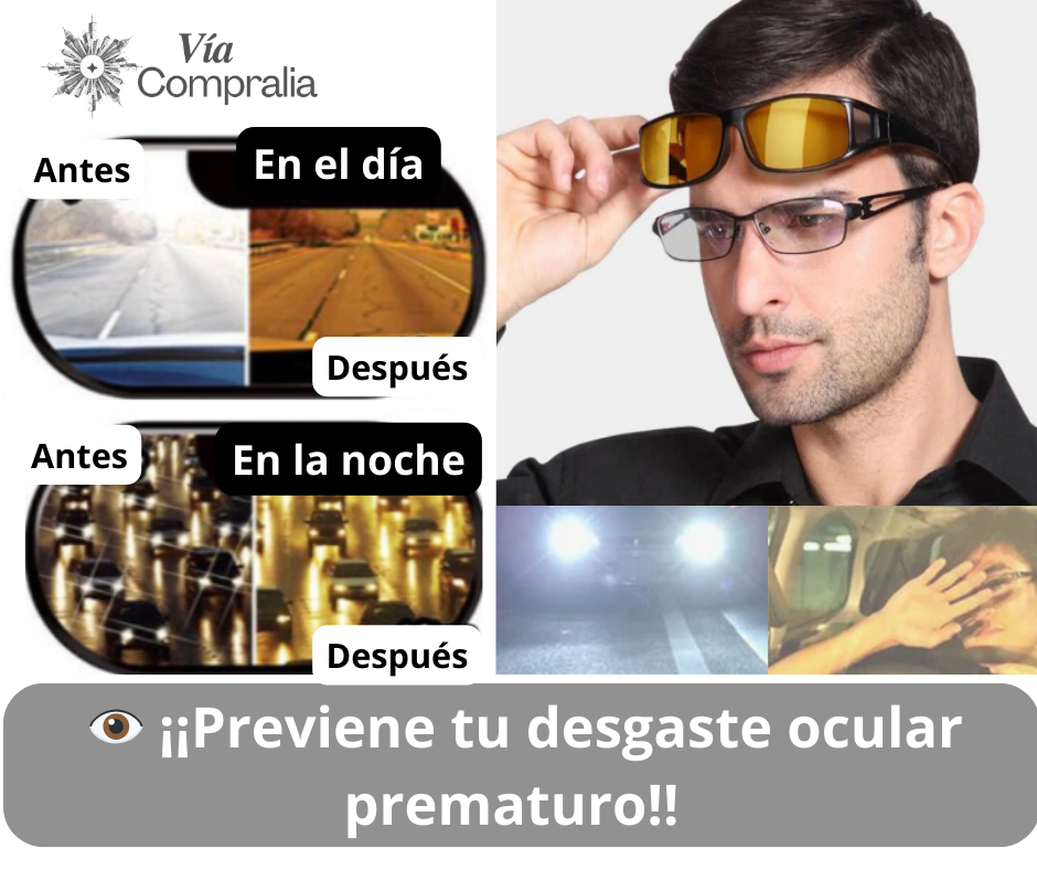 🕶️ Gafas SmartDrive – Bloquea reflejos – Conduce con visión clara todos días