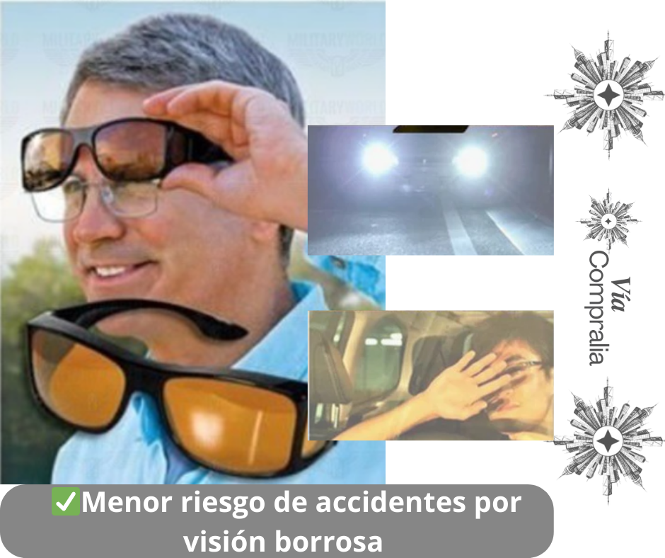 🕶️ Gafas SmartDrive – Bloquea reflejos – Conduce con visión clara todos días