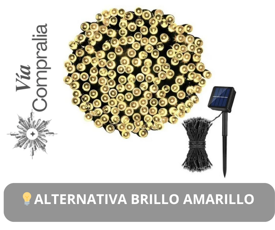 💡🎄Luces LED Solares 17 Metros – Decoración Automática – Ilumina tu hogar todas las noches sin aumentar tu recibo