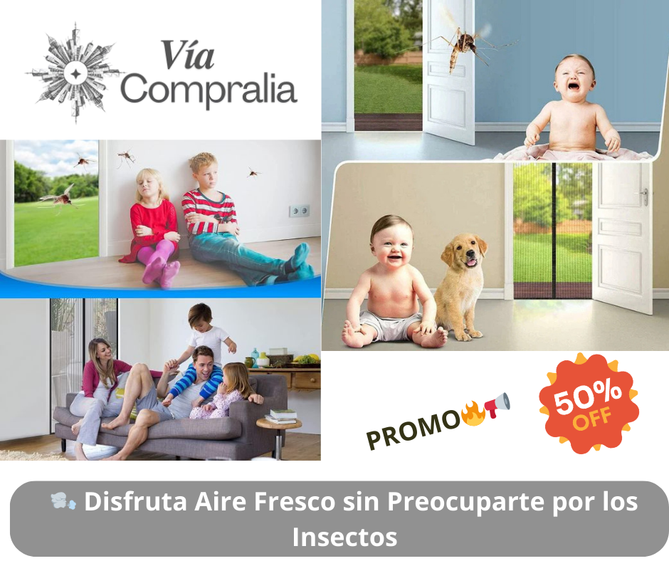 ✨AirGuard Pro – Cortina Mosquitera Magnética –Protege a Tu Familia de Picaduras y Mejora el Confort al Instante