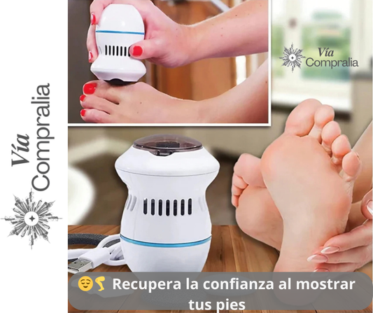 🦵Quita Callos Eléctrico para Pies – Elimina Durezas – Recupera la Confianza al Caminar