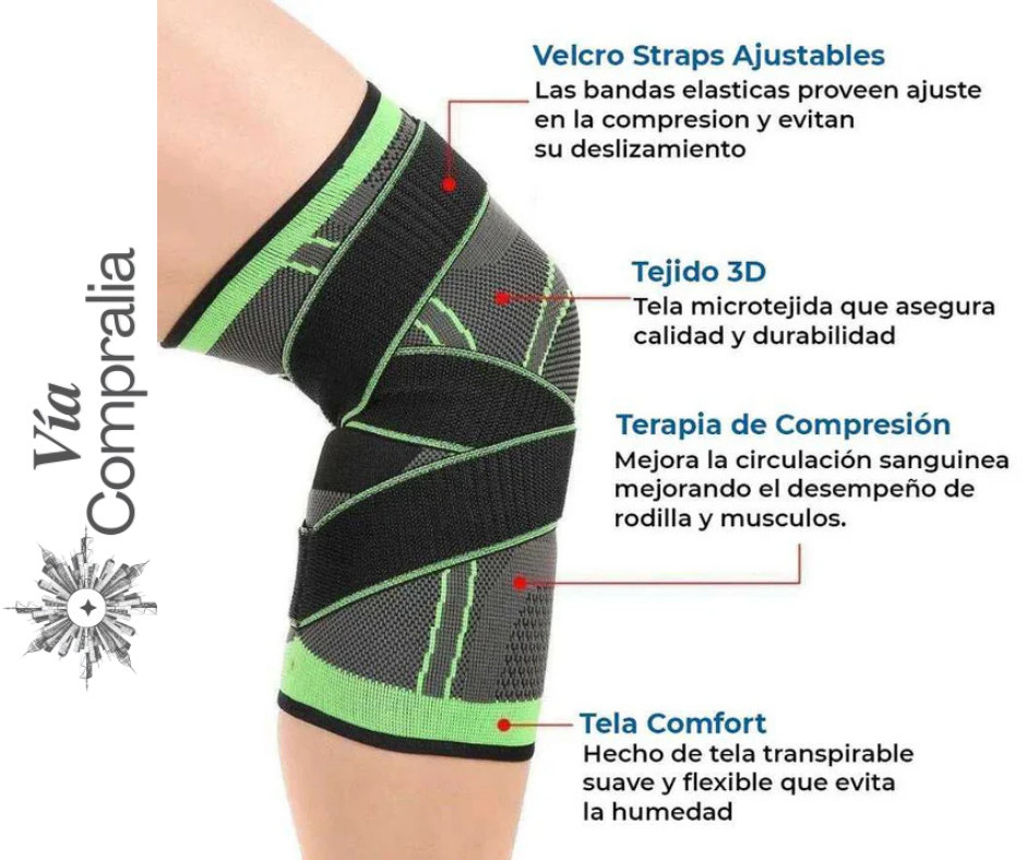 🦵Rodillera Ortopédica - Soporte de Compresión - Alivia el Dolor y Mejora tu Movilidad en tu Día a Día
