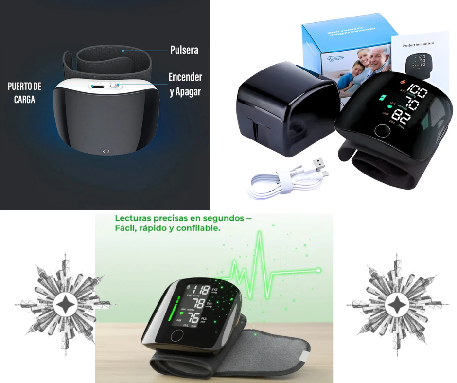 🩺Pulsómetro Smart – Mide tu Presión al Instante – Tranquilidad para Ti y tu Familia